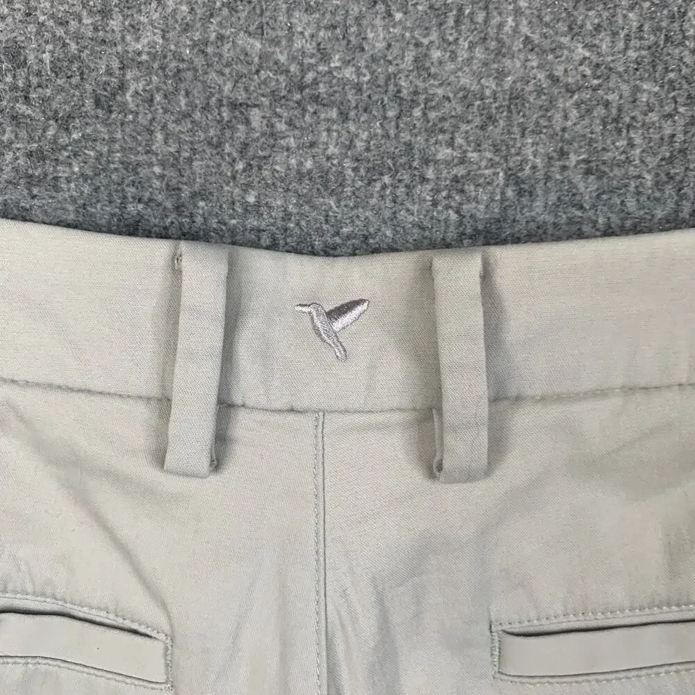 Birddogs Pants Mens 32 Shadow Cotton Blend Boxer-Brief Lined Stretch Golf Chino